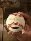 Original Whitey Ford Single Signed Baseball... UDA Sticker Affixed