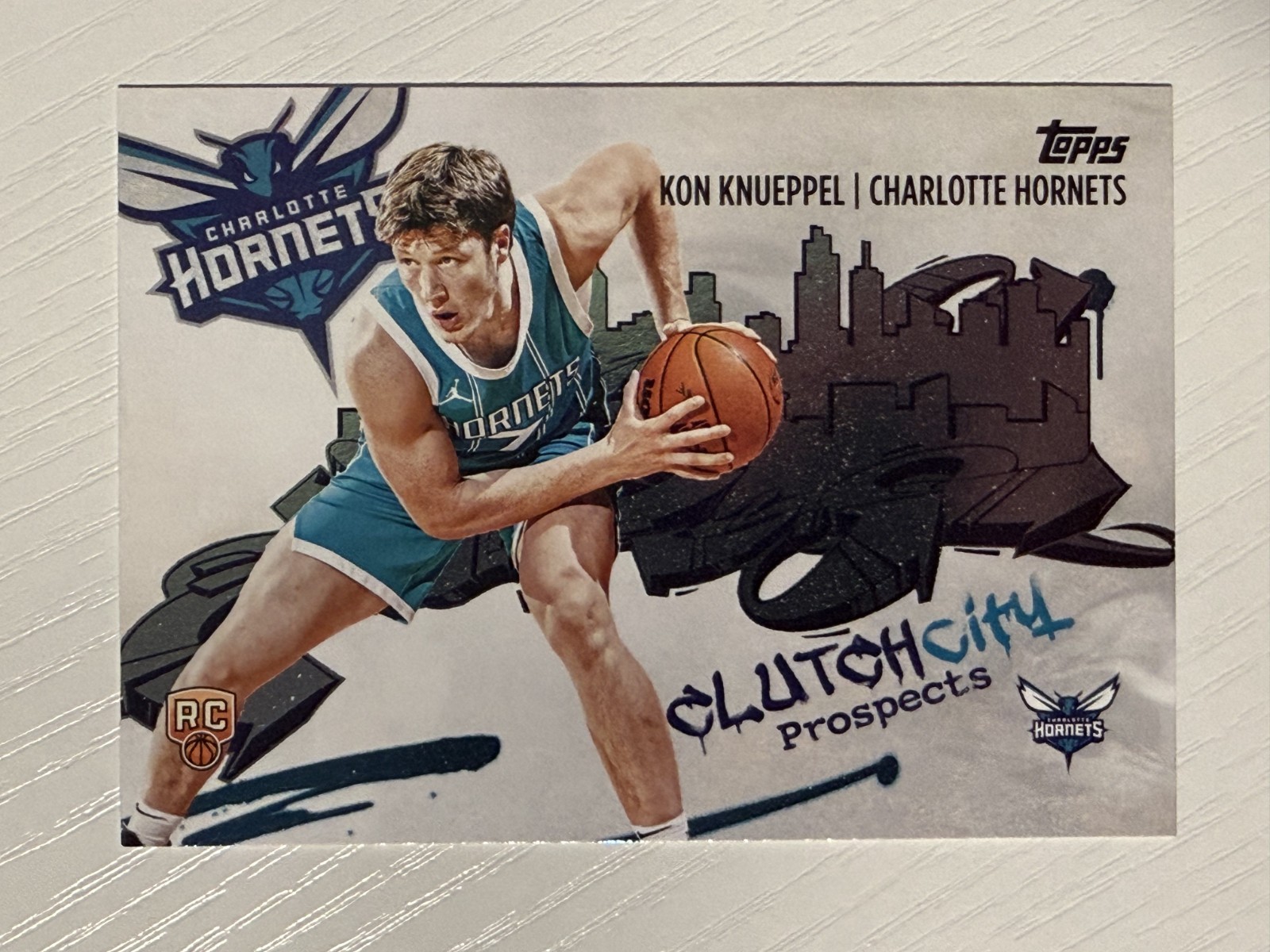 Kon Knueppel 2025-26 Topps Clutch City Prospects #CC-4 Charlotte Hornets