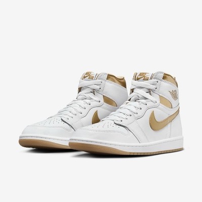 NEW Nike Air Jordan 1 Retro Hi White Gold FD2596-107 Men s Sz 10.5 (Women s 12)