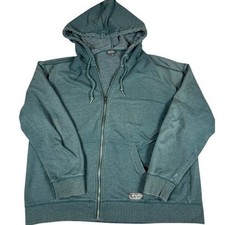 Eddie Bauer Hoodie Womens XL Full Zip Teal Bl...