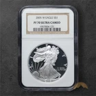 2005-W Proof American Silver Eagle $1 - NGC PF70 UCAM - West Point
