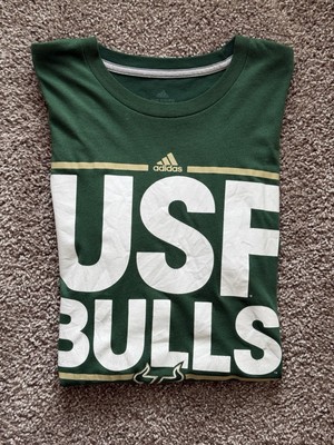 Adidas USF Bulls The Go-To Performance Tee Green Men s Size L