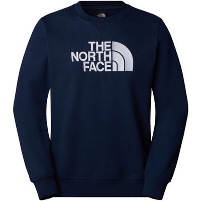 The North Face Herren Blau Drew Peak Pullover Sweatshirt Größe XXL Neu mit Etikett C1578
