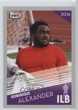2016 SAGE Hit Silver Dominique Alexander #20 1s8