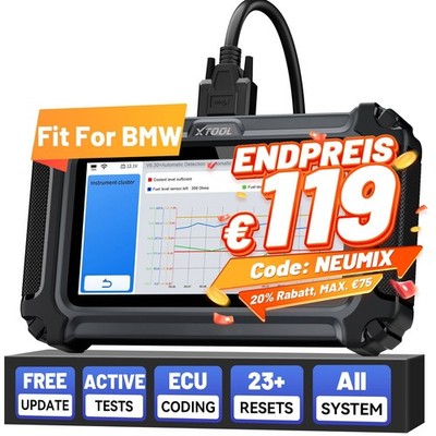 XTOOL IP500 Profi OBD2 Scanner Bidirektionales Diagnosegerät Kostenlose Updates