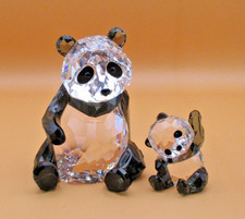 Swarovski Crystal Panda with Baby #5063690, Set of 2, Mint in Box