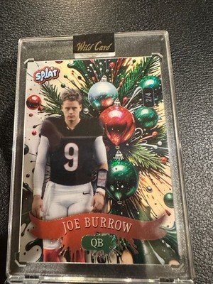 Joe Burrow wild card holiday splat