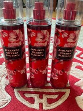 3 BATH  BODY WORKS Japanese Cherry Blossom fine fragrance mist 8 oz
