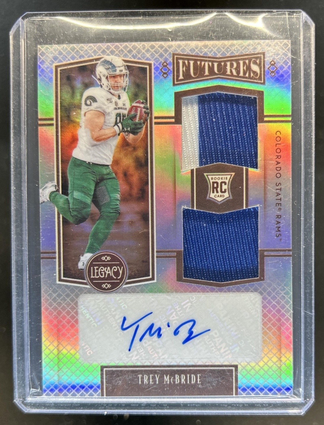 Trey McBride Panini Legacy Futures Dual Patch Autograph #FDTM Base