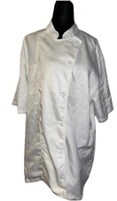 Chef Kitchen Uniforms White XL/XXL Short Sleeve Top Work Clothing Restaurant