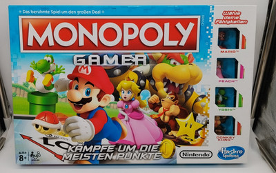 Hasbro Gaming Monopoly Gamer Mario Edition Nintendo Brettspiel Vollständig