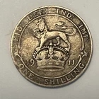 Photo of a 1911 George V Shilling from an eBay listing that sold on Jun 26, 2026