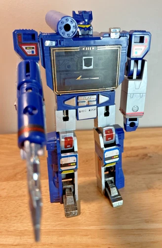 VINTAGE G1 Transformer SOUNDWAVE, RUB SIGN, HASBRO TAKARA  1974-1983 JAPAN   🤖