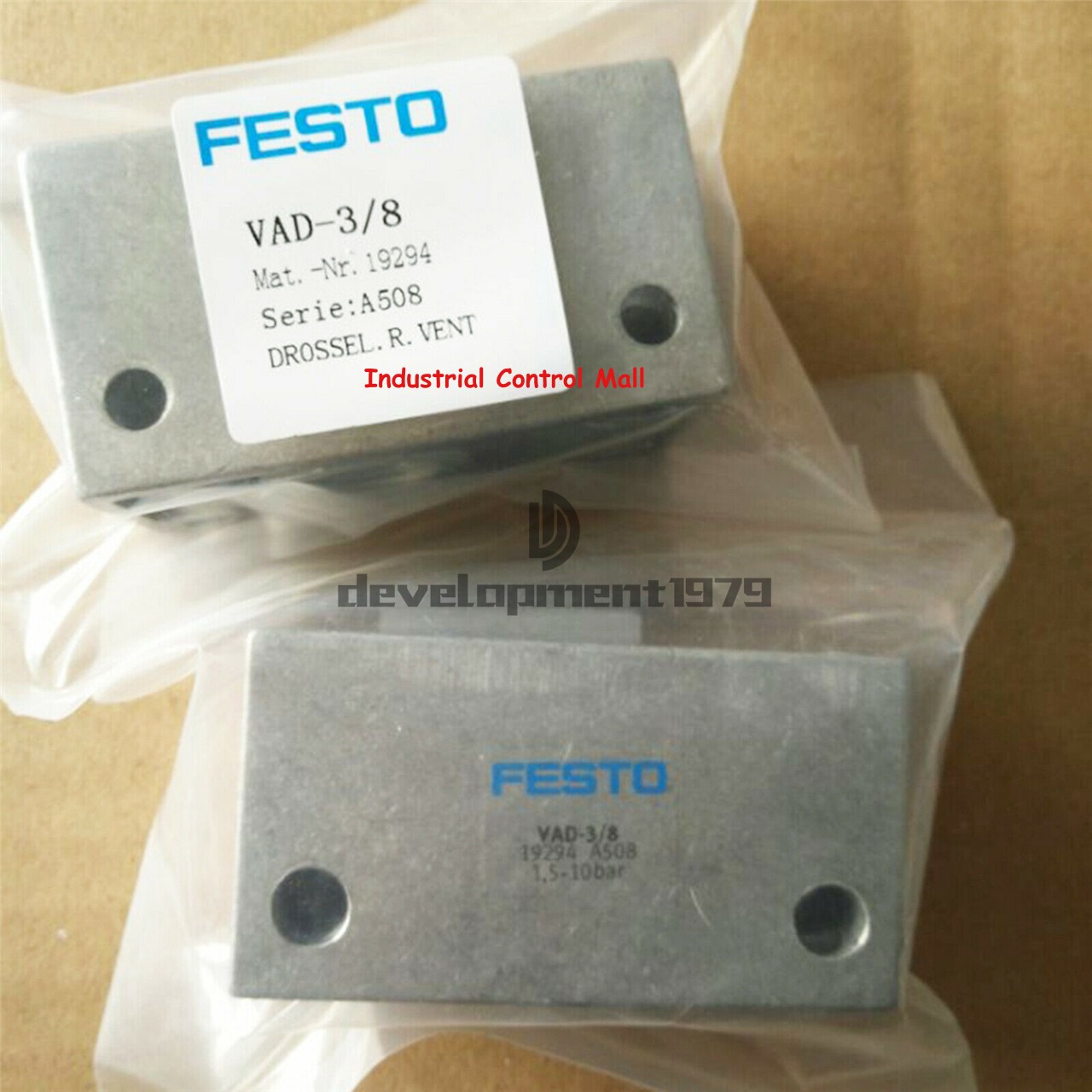 1PC NEW For Festo 19294 VAD-3/8 Vacuum Generator VAD3/8 Fast Delivery Free Ship