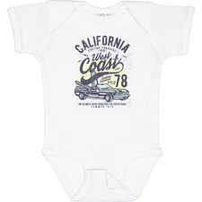 Inktastic California West Coast Baby Bodysuit Surfer Surfing Paradise Vintage