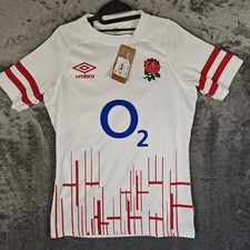 England 2022/2023 Home Rugby Union Shirt Jersey *BNWT* Umbro S Small