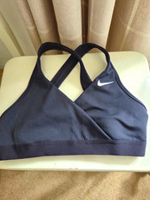 Nike Dri-FIT Black Sports Maternity Bra Small Crossback Adjustable