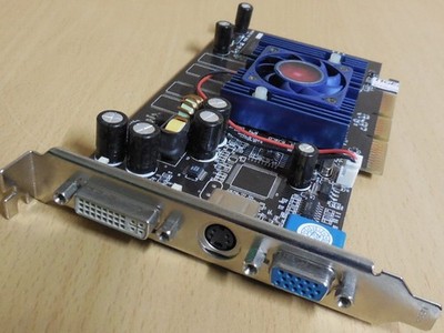 Xelo GF FX5200 nVidia GeForce FX 5200 128MB DDR VGA TV-Out DVI RETRO AGP* g803
