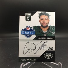 ArDarius Stewart 2017 Donruss Elite Pen Pals PP-AS New York Jets Rookie
