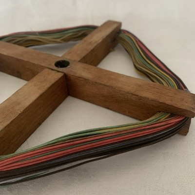 Very Old Vintage Wood Fishing Line Wood Reel/Spools ASHAWAY Multicolor  Antique | eBay