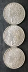 1880, 1889, and 1896 $1 Morgan Silver Dollars