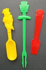 Frenchs Mustard Heinz 57 Pickle Condiment Spoon Scoop Pick Lot Hot Dan Ketchup