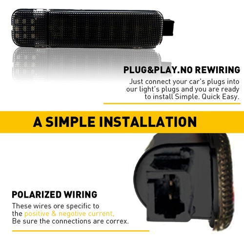 For Cadillac Escalade 1999-2006 LED Door Courtesy Lights 15021518 15021517 EOA - Picture 4 of 25