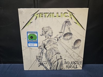METALLICA - And Justice For All - GREEN VINYL 2 LP RECORD NEW