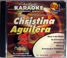 Chartbuster Karaoke CD G Pop Artist Series - CB40058 Vol 2  Christina Aguilera 