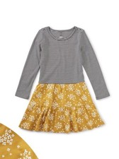 Sz 12 Tea Collection Tiered Skirted Girls Dress