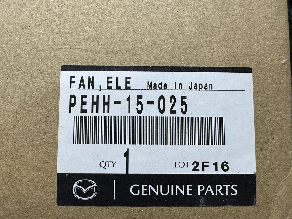 2016 2017 2018 Mazda CX-3 Radiator Fan Assembly Factory P# PEHH-15-025 ((AA)) - Image 2 of 4