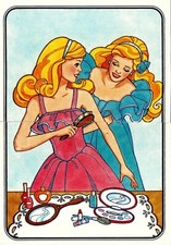 BARBIE, 2 STICKERS, 87-88, FROM PANINI BARBIE ALBUM 1983, IN MINT CONDITION