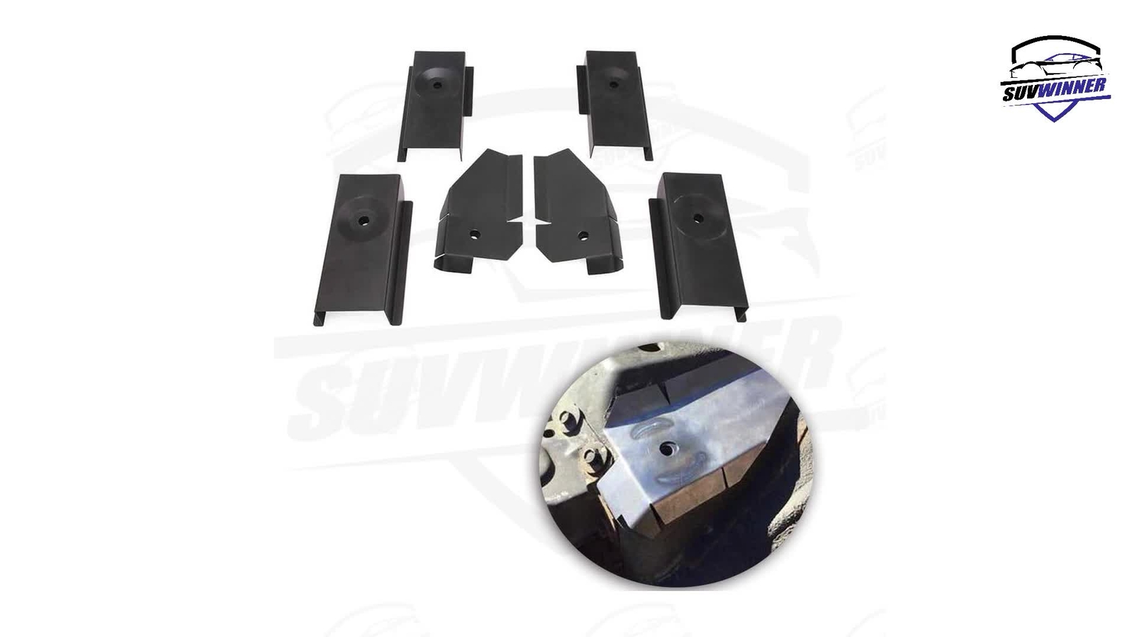 Jeep Wrangler TJ Body Mount Repair 2X Full Tub Body Mount Rust Repair Kit For 1997-2006 Jeep Wrangler TJ – Left & Right 2-piece Full Tub Body Mount Rust Repair Kit 1997-2006 - Foto 6