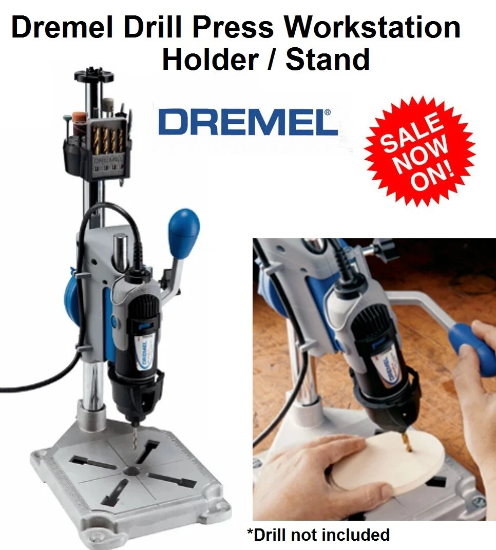 Dremel 3-in-1 WorkStation - Articulating Drill Press - Tool Holder - Flex  Shaft Stand - Steel 220-01