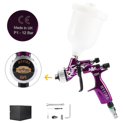 Replacement  Devilbiss CV1 1.3mm Nozzle Professional Spray Gun Cars Paint 600ml