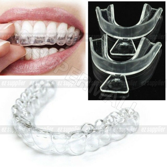 8PCS Teeth Whitening Mouth Trays Custom Self Mould Thermo Plastic Clear HOT 8PCS Teeth Whitening Mouth Trays Custom Self Mould Thermo Plastic Clear HOT