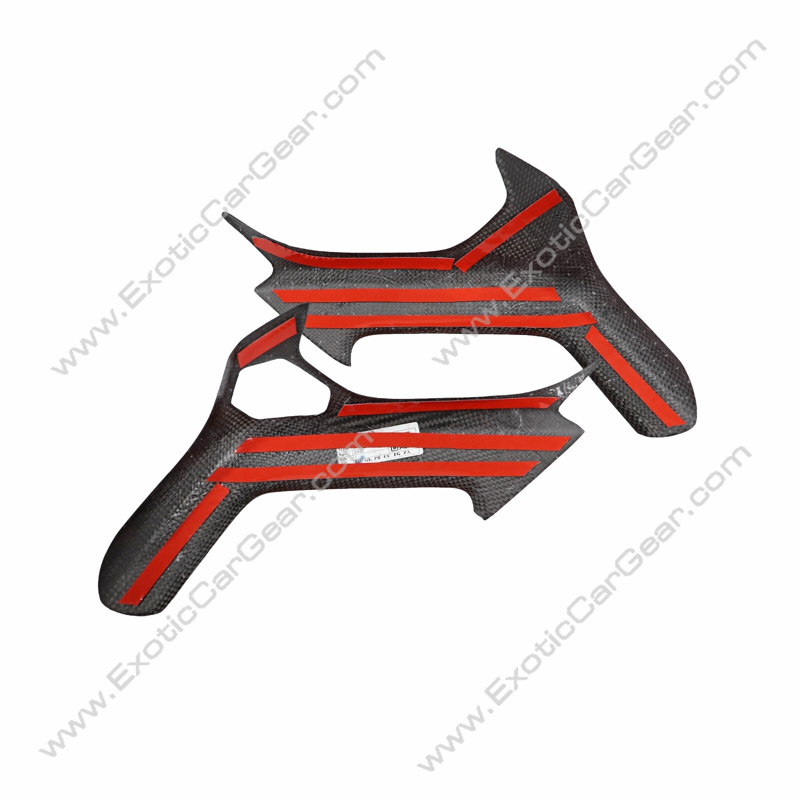 Lamborghini Huracan Carbon Fiber Inner Door Handle Covers