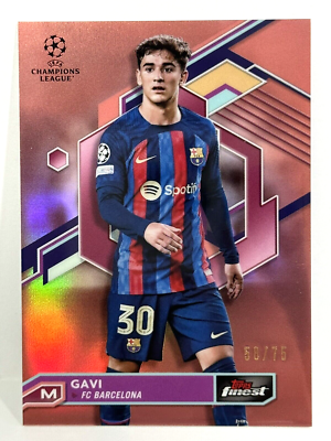 FCバルセロナ 22/23 GAVI #6 2022-23 Topps Finest UEFA Champion League FC Barcelona Gavi Rose
