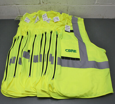 BRANDED - (12) Milwaukee High Vis Safety Vests 48-73-5023, ANSI Class 2, 2XL/3XL