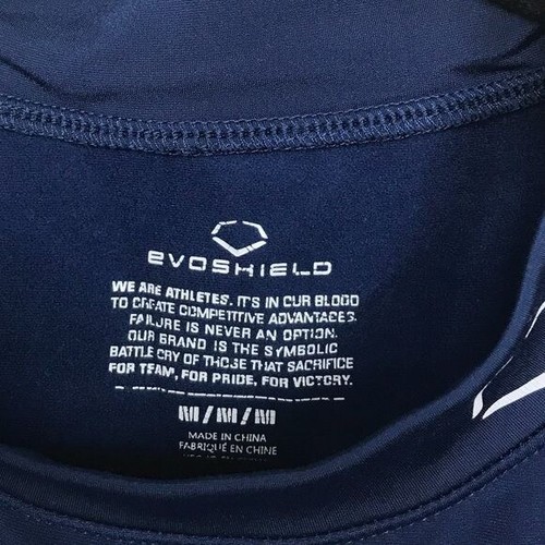 EvoShield Blue Long Sleeve Athletic Top Medium - Picture 8 of 10