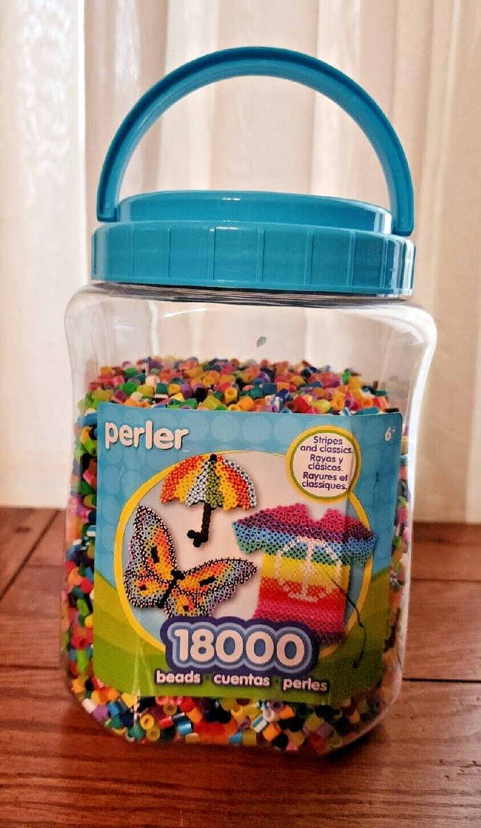 Perler Beads - 18000 Assorted Multi-color Fuse Beads For Kids