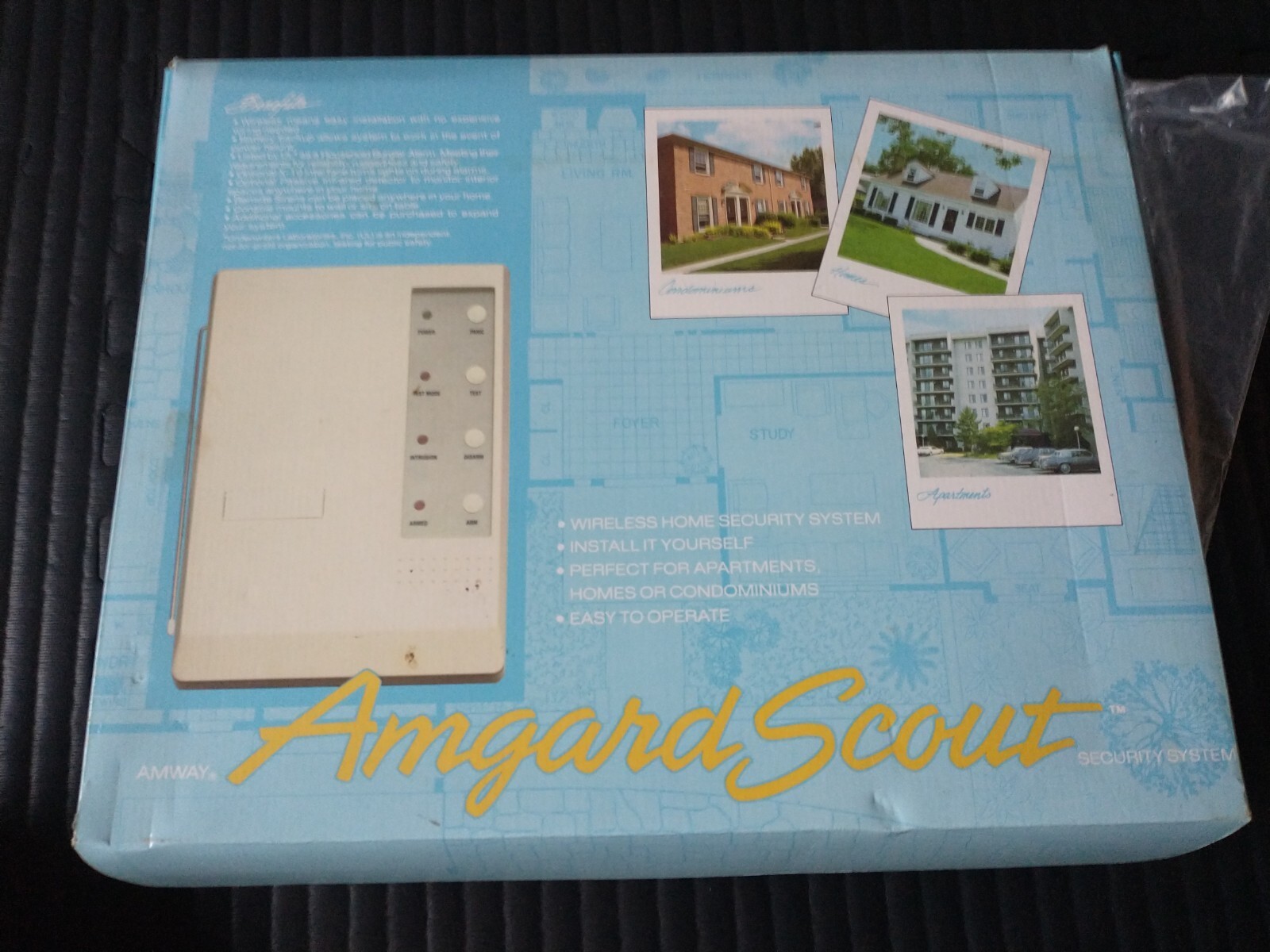 Amway Amgard  Scout. Model: E-8079 Complete Set Wireless Security Alarm System&nbsp;