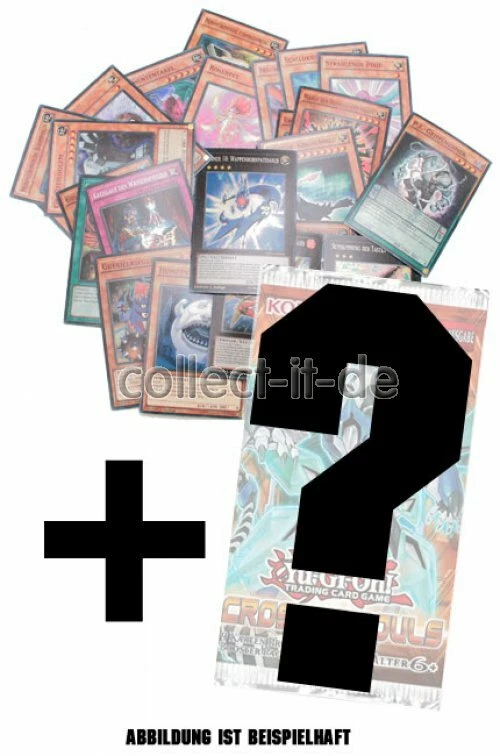 Yu-Gi-Oh! - 25 verschiedene Super Rare Karten + 1 Booster
