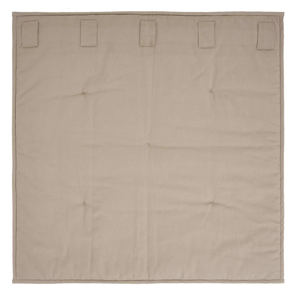 VHC Custom House preto/castanho jacquard acolchoado colo lance 34x34 serenidade oração - Imagem 3 de 4