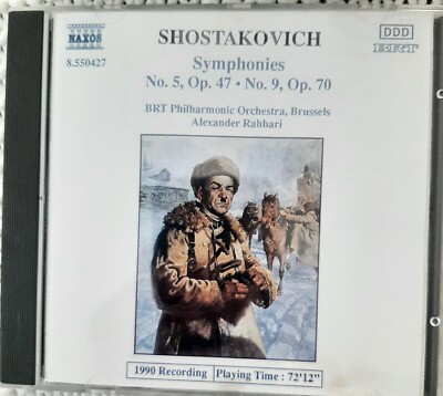 Shostakovich: Symphonies Nos. 5 & 9 (CD, Jun-1992, Naxos (Distributor))