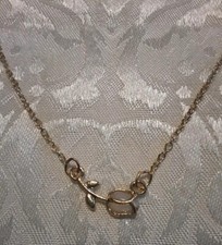 Dainty Rosebud Flower Pendant necklace