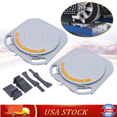 1 Pair Alignment Tool Alignment Turn Plates Car Front End Wheel Alignment Tools