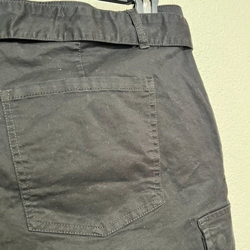 Pantaloncini cargo con cintura Time & Tru Mid Rise neri nuovi con etichette taglia 16 - Foto 9 di 10
