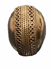 Large Helmet-style Intricately Detailed Artisan 16.1 Gram Ring Size 9