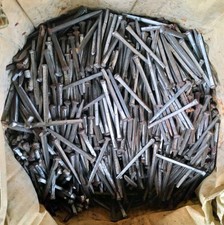 Rose Head Nails 3" 75mm x 5mm Traditional Vintage Square Head Shanks x 10